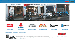 Desktop Screenshot of cmwmotorcycles.com
